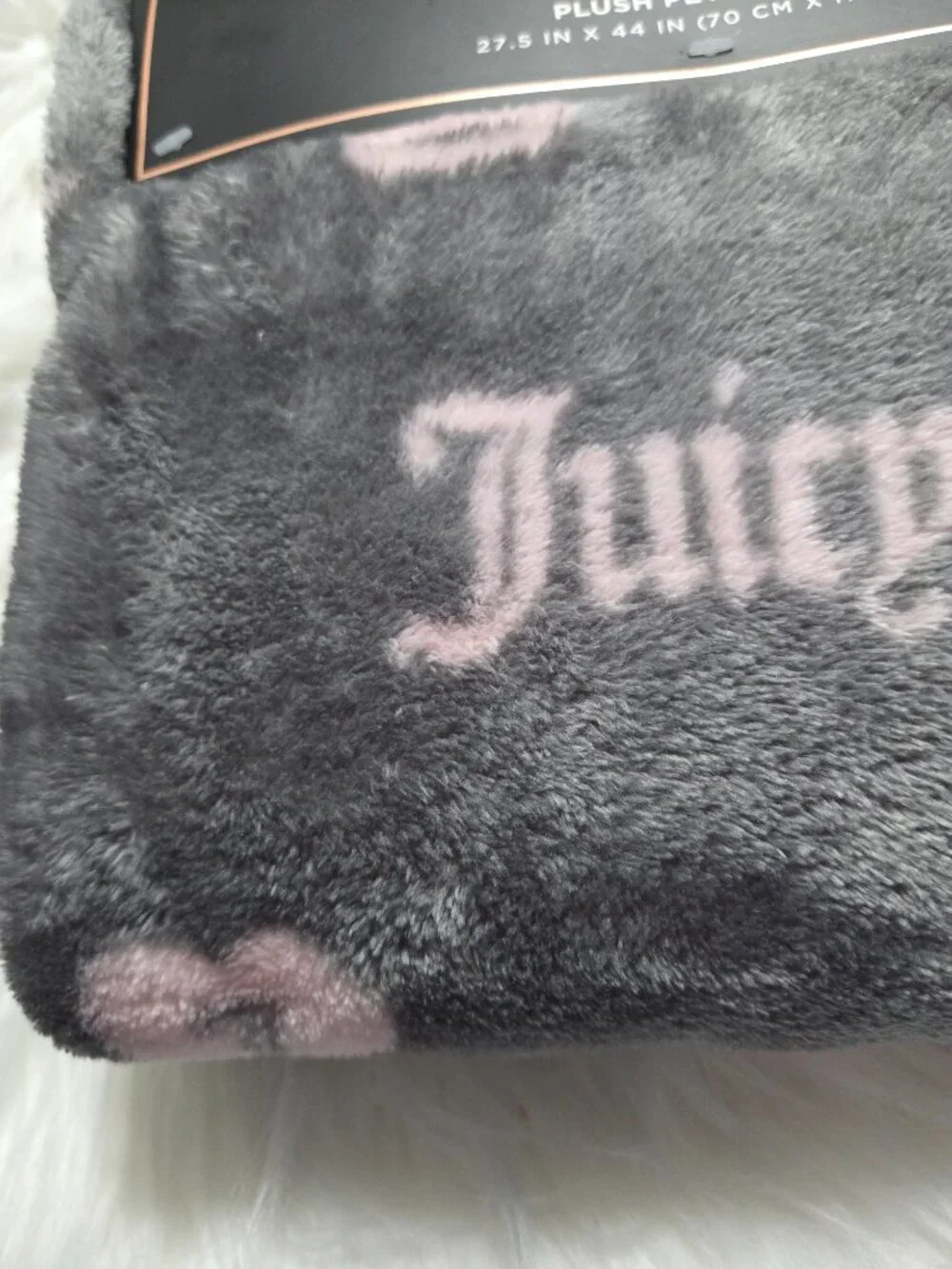 Juicy Couture Plush Pet Towel/Blanket